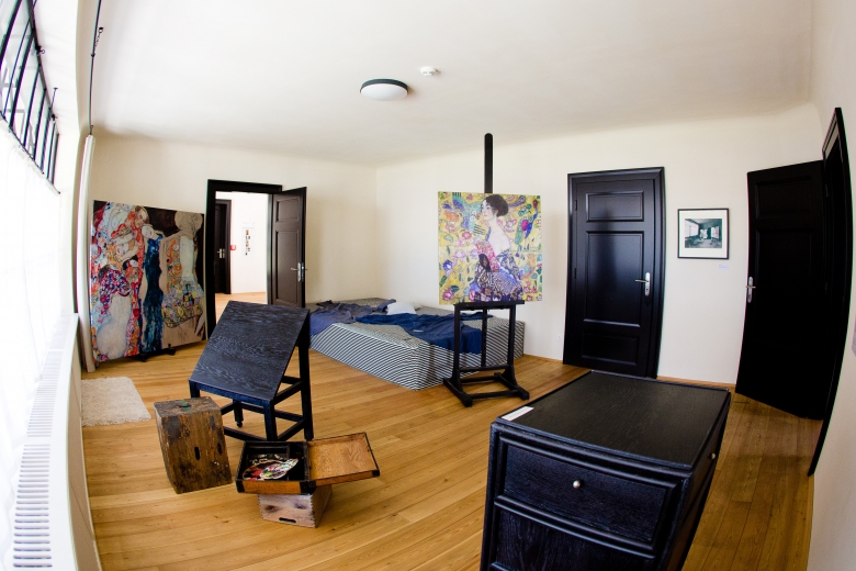 Atelier Gustav Klimt, Studio Room, courtesy of the Gustav Klimt Memorial Society.