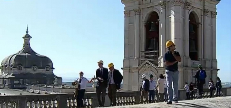 On 28 October, the delegates participated in a technical visit to the carillons and in a guided tour through the Mafra National Palace. Photo: Courtesy of Municipality of Mafra.