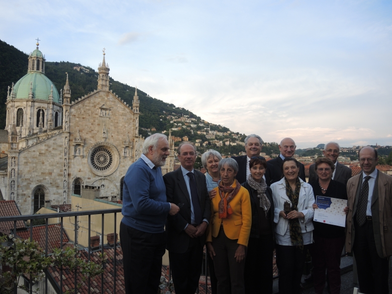 Group photo of the Iubilantes Board after the Local Award Ceremony held on 5 November in Como. Photo: Courtesy of Iubilantes Association
